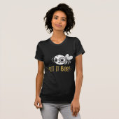 Cute Bee with Glasses - Let It Bee T-shirt (Voorkant volledig)