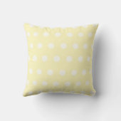 Cute Bee with Yellow Poka Dots-Customizable Kussen (Achterkant)