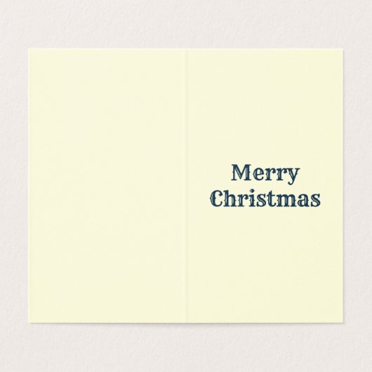 Cute Beer 25-pak kerstkaarten Kaart (Binnenkant ongevouwen)