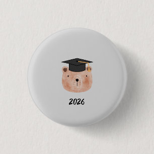 Cute Beer Afstudeerornament   Gepersonaliseerd Jaa Ronde Button 3,2 Cm