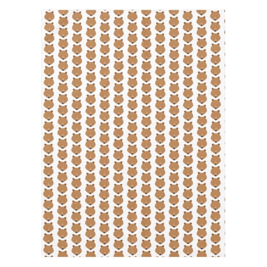 Cute Beer Animal Tafelkleed (Voorkant)