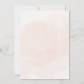 Cute Beer Baby shower Invitation Kaart (Achterkant)