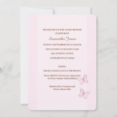 Cute Beer Baby shower Invitation Kaart (Achterkant)