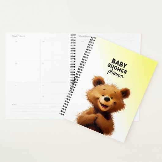 Cute Beer Baby shower Planner (Display)