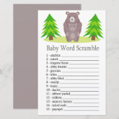 Cute Beer Baby word scramble game (Voorkant / Achterkant)