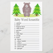 Cute Beer Baby word scramble game (Voorkant)