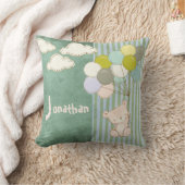 Cute Beer ballons Rustic Typography Waterverf Kussen (Deken)