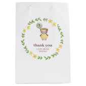 Cute Beer Birthday Medium Cadeauzakje (Voorkant)