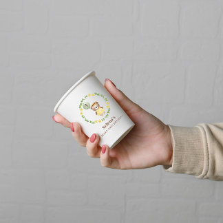 Cute Beer Birthday Papieren Bekers