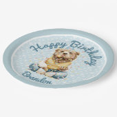 Cute Beer Birthday Papieren Bordje (Gekanteld)