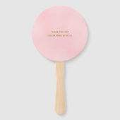 Cute Beer Blush Pink Greenery Girl Baby shower Handwaaier (Achterkant)