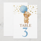 Cute Beer Boy Table Kaart (Voorkant / Achterkant)