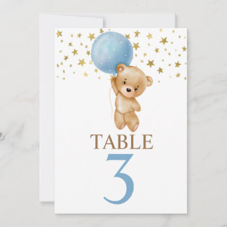 Cute Beer Boy Table Kaart