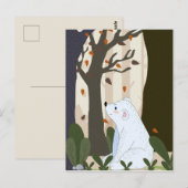 Cute Beer Briefkaart (Voorkant / Achterkant)