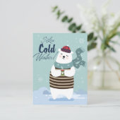 Cute Beer Calendar Briefkaart (Staand voorkant)