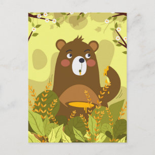 Cute Beer Calendar Briefkaart