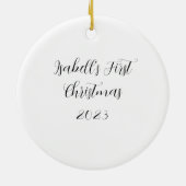 Cute Beer Cub Keramisch Ornament (Achterkant)