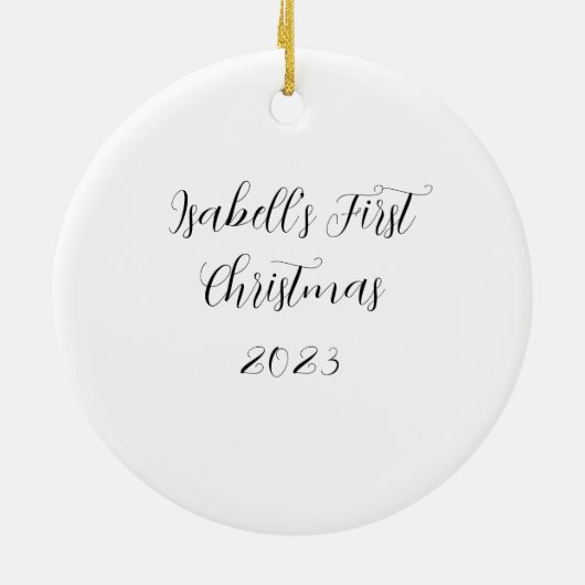 Cute Beer Cub Keramisch Ornament (Achterkant)