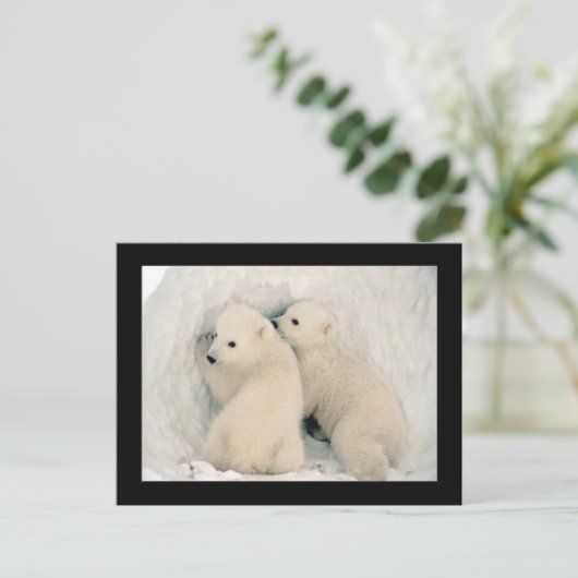 Cute Beer Cubs Briefkaart (Staand voorkant)