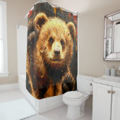 Cute Beer Douchegordijn (In situ)