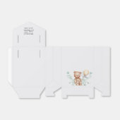 Cute Beer Eucalyptus Script Balloons Baby shower Bedankdoosjes (Uitgevouwen)