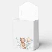 Cute Beer Eucalyptus Script Balloons Baby shower Bedankdoosjes (Geopend)