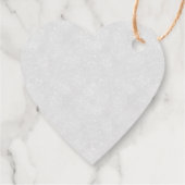 Cute Beer Face Red Scarf en Rosy Cheeks Kerstmis Bedankjes Labels (Achterkant)