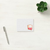 Cute Beer Face Red Scarf en Rosy Cheeks Kerstmis Post-it® Notes (Kantoor)