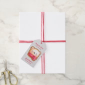 Cute Beer Face with Rosy Cheeks Party Dank je Cadeaulabel (Met Touw)