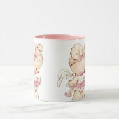 Cute beer gedrukte koffie mok (Midden)