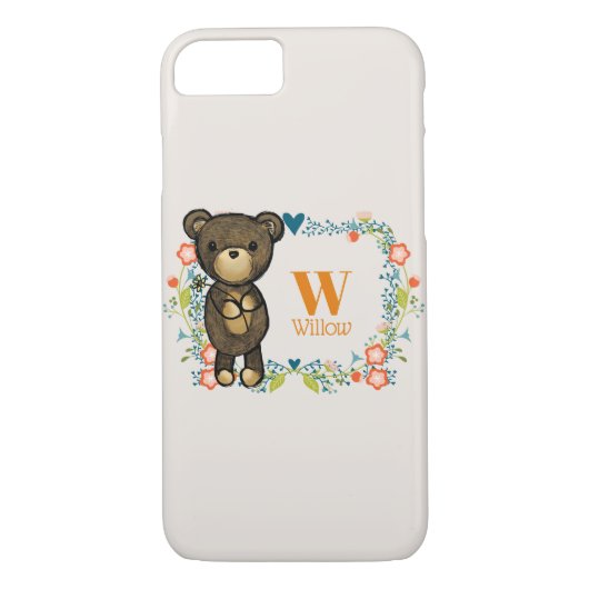 Cute Beer, gele bloem en zwavel Case-Mate iPhone Case (Achterkant)