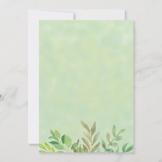 Cute Beer Gender Neutral Greeneral Baby shower Kaart (Achterkant)