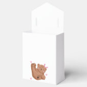 Cute Beer Girl Baby shower Favor Box Bedankdoosjes (Geopend)