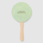 Cute Beer Greenery Eucalyptus Baby shower Handwaaier (Achterkant)