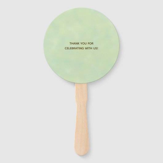 Cute Beer Greenery Eucalyptus Baby shower Handwaaier (Achterkant)