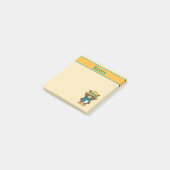 Cute Beer in Hoed Notities Post-it® Notes (Schuin)