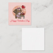 Cute Beer in Love Valentijnsdag Notitiekaartje (Voorkant / Achterkant)