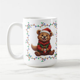 Cute beer Kerst Mok