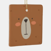 Cute Beer Kinder Baby Nursery Room Keramisch Ornament (Rechts)