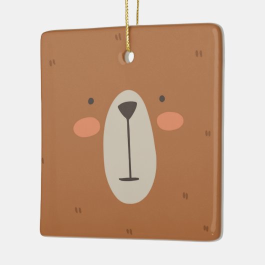 Cute Beer Kinder Baby Nursery Room Keramisch Ornament (Links)