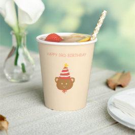 Cute Beer Kinderverjaardagsfeestje Papieren Bekers