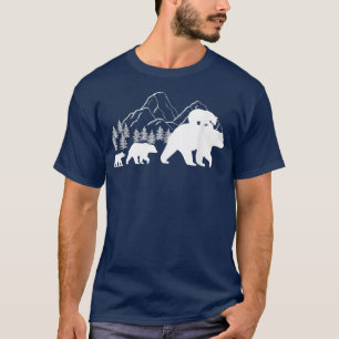 Cute Beer met Cubaanse Vintage Sunset - Retro Fami T-shirt