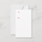 Cute beer met hart kinder valentijn notitiekaartje (Achterkant)