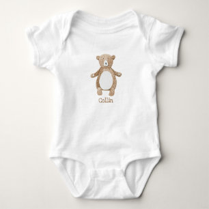Cute Beer Name Personalized Baby Boy Romper