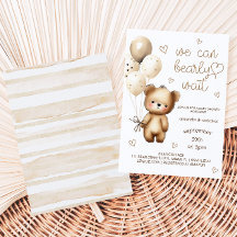 Cute Beer Neutrale Baby Shower
