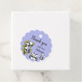 Cute Beer Pandas Party Boy Birthday Gift Hartelijk Bedankjes Labels (In situ)