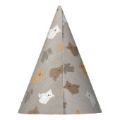 Cute Beer Pattern Feesthoedjes (Achterkant)