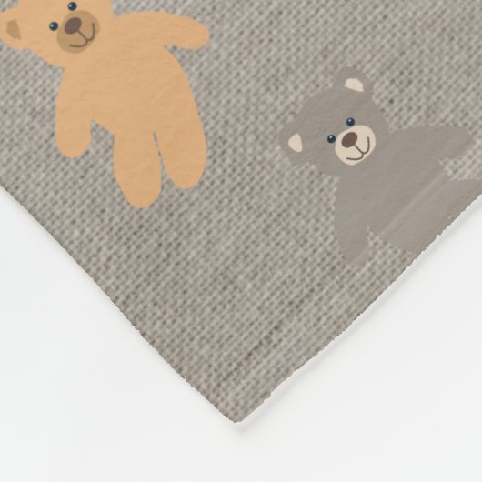 Cute Beer Pattern Fleece Deken (Hoek)