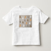 Cute Beer Pattern Kinder Shirts (Voorkant)