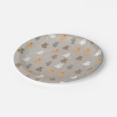 Cute Beer Pattern Papieren Bordje (Gekanteld)